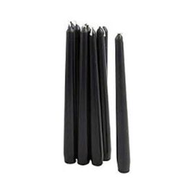 Tvshopmarket 12'li Paket Siyah Şamdan Mum