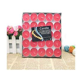 Tvshopmarket Tealight 25'li Kırmızı Mum
