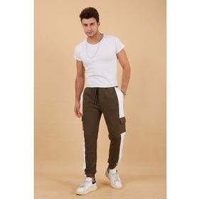 Twenty3 Erkek Slim Fit Ribana Paça Panelli Kargo Cep Eşofman Altı