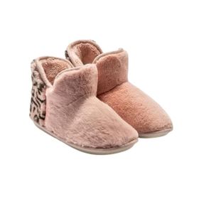 Twigy AA0007 TW Emma Pembe Renk Leopar Desen Kadın Ev Botu
