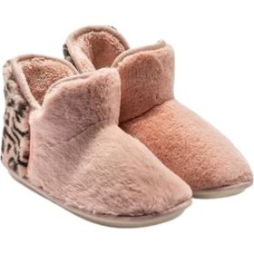 Twigy AA0007 TW Emma Pembe Renk Leopar Desen Kadın Ev Botu