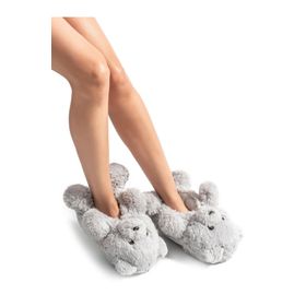 Twigy AA0663 Z Tw Teddy Gri Kadın Panduf