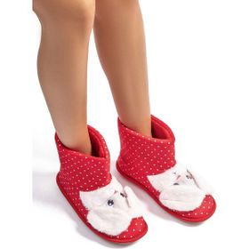 Twigy CC0040 Bunny Kırmızı Kadın Ev Terliği