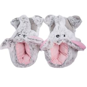Twigy Elephant Pembe Fil Hayvanlı Ev Kadın Terlik