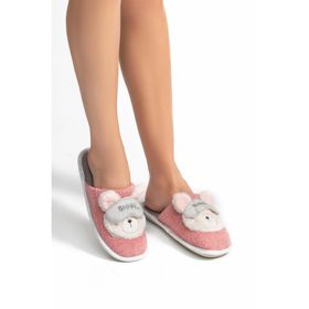 Twigy YY0079 Nikki Pembe Kadın Ev Terliği