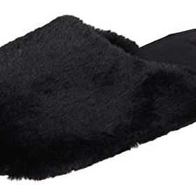 Twigy YY0449 Larisa Peluş Siyah Kadın Terlik