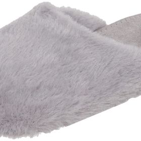 Twigy YY0450 Larisa Peluş Gri Kadın Terlik
