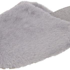 Twigy YY0450 Larisa Peluş Gri Kadın Terlik