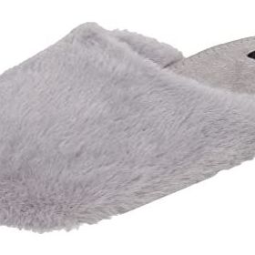 Twigy YY0450 Larisa Peluş Gri Kadın Terlik