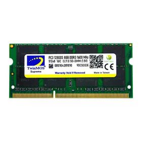 Twinmos MDD38Gb1600N 8 Gb Ddr3 1600 Mhz Cl11 Notebook Ram Bellek