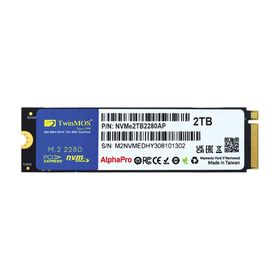 Twinmos NVME2TB2280AP 2 TB 3600-3250 MB/s TLC 3D NAND PCIe Gen3 NVMe M.2 22x80 Harddisk SSD