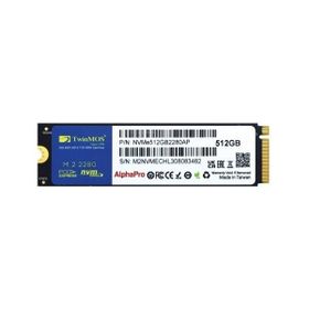 Twinmos NVME512GB2280AP 512 GB 3600-3250 MB/s M.2 PCIe Gen3 NVMe 22x80 3DNAND TLC Harddisk SSD