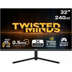 Twisted Minds TM32QHD240VA 32 inç 240Hz 0.5ms 2K Oyuncu Monitörü Outlet - Teşhir