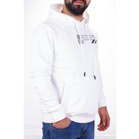 Twister 1910 Ekru Kapüşonlu Erkek Sweatshirt