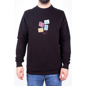 Twister 1929 Siyah Bisiklet Yaka Erkek Sweatshirt