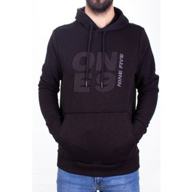 Twister 1931 Siyah Kapüşonlu Erkek Sweatshirt