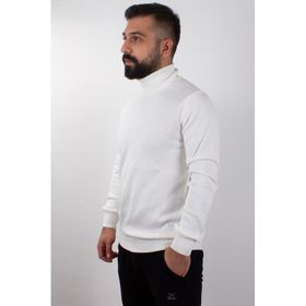 Twister 3623 Ekru Balıkçı Yaka Erkek Kazak