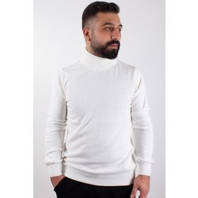 Twister 3623 Ekru Balıkçı Yaka Erkek Kazak