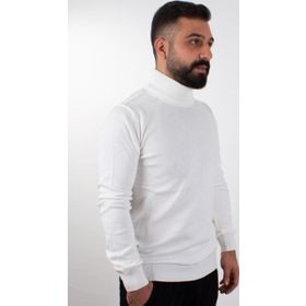 Twister 3623 Ekru Balıkçı Yaka Erkek Kazak