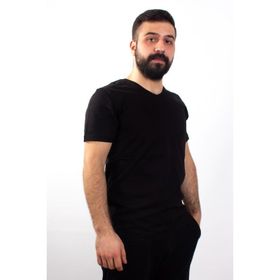 Twister Jeans 1827 Siyah V Yaka Erkek T-shirt