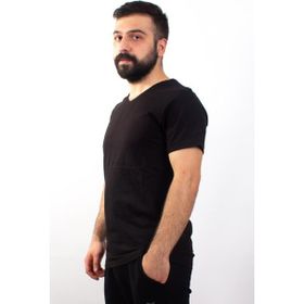 Twister Jeans 1827 Siyah V Yaka Erkek T-shirt