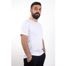 Twister Jeans 1828 Beyaz Bisiklet Yaka Erkek T-shirt