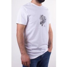 Twister Jeans 2088 Beyaz Bisiklet Yaka Erkek T-shirt