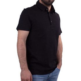 Twister Jeans 2214 Siyah Polo Yaka Erkek T-shirt