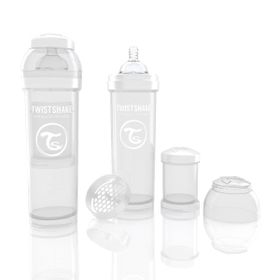 Twistshake 330 ml Beyaz 4+ Ay Anti-Kolik Biberon