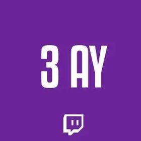 Twitch 3 Aylık Abonelik