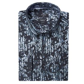 Twn 0EF020210256001M Siyah Slim Fit Erkek Gömlek