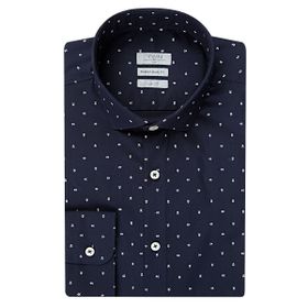 Twn 0EF020211259103M Lacivert Slim Fit Erkek Gömlek