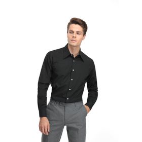 Twn 0EF020211260001M Siyah Slim Fit Erkek Gömlek