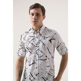 Twn 0EF020211301801S Beyaz Slim Fit Erkek Gömlek
