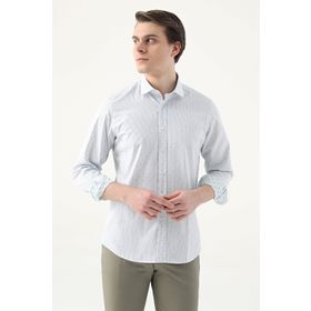 Twn 0EF020211301803M Beyaz Slim Fit Erkek Gömlek