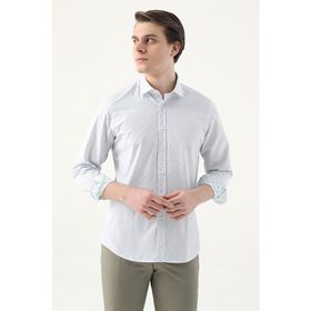Twn 0EF020211301803M Beyaz Slim Fit Erkek Gömlek