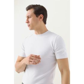 Twn 0EF069421003M Slim Fit Camel Düz Örgü T-shirt