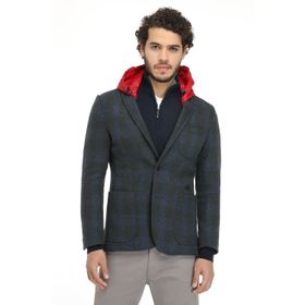 Twn 1EF04X520464M401 Yeşil Slim Fit Erkek Ceket