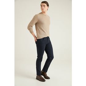 Twn 2ECC32321758M101 Lacivert Slim Fit Chino Erkek Pantolon
