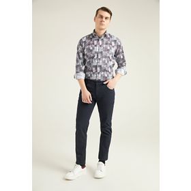 Twn 2ECC32321758M101 Lacivert Slim Fit Chino Erkek Pantolon