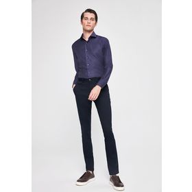 Twn 2ECC32321758M101 Lacivert Slim Fit Chino Erkek Pantolon
