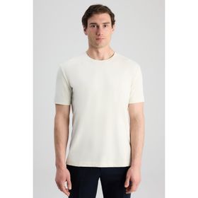 Twn 4EC140011783D101 Lacivert Slim Fit Düz Erkek T-Shirt