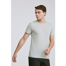 Twn 4EC140011783D101 Lacivert Slim Fit Düz Erkek T-Shirt