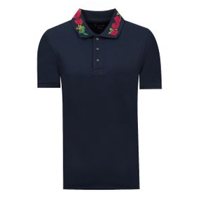 Twn 4EC141431766D101 Lacivert Slim Fit Düz Erkek T-Shirt