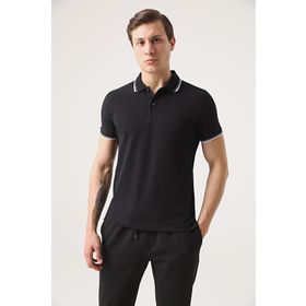Twn 4EC142160448001 Siyah Slim Fit Erkek T-shirt