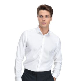 Twn 4EF02HD17301M801 Beyaz Slim Fit Erkek Gömlek