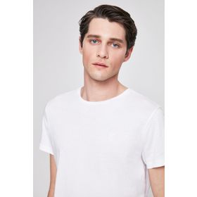 Twn 6EE140635000801 Beyaz Slim Fit Erkek T-shirt