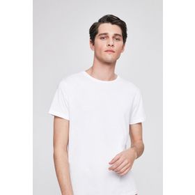 Twn 6EE140635000801 Beyaz Slim Fit Erkek T-shirt