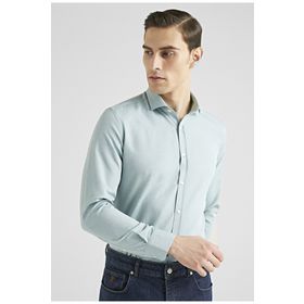Twn 6EF02ORT00288 Slim Fit Yeşil Oxford Gömlek