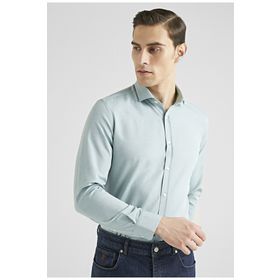 Twn 6EF02ORT00288 Slim Fit Yeşil Oxford Gömlek